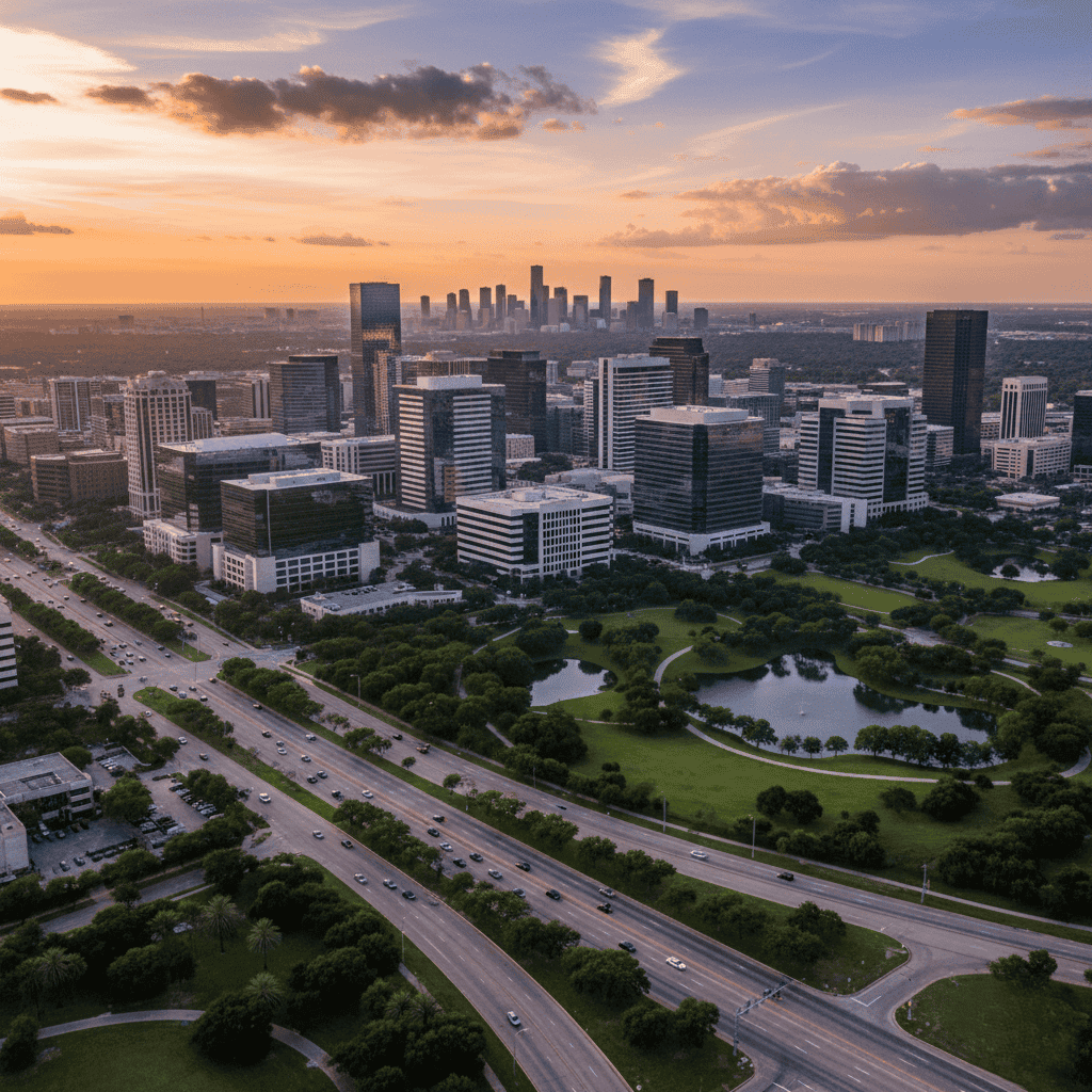 Houston Energy Corridor NNN triple net lease Fortune 500