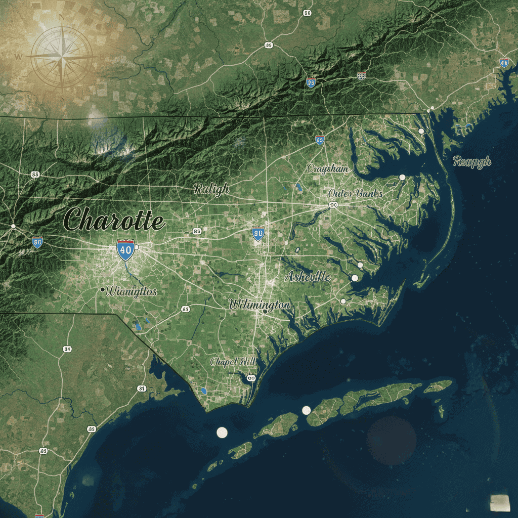 North Carolina cities NNN triple net lease markets