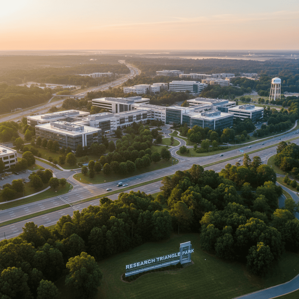 North Carolina Research Triangle tech corridor NNN real estate
