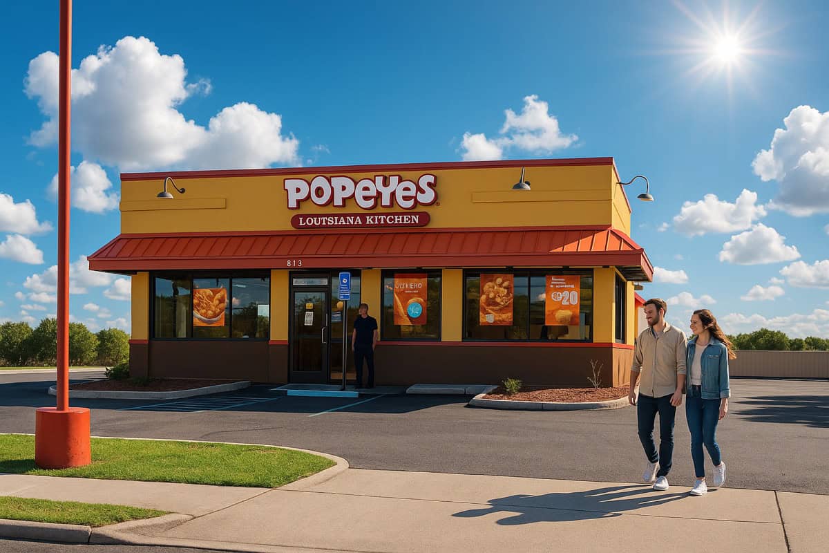 Popeyes NNN property for sale with triple net lease