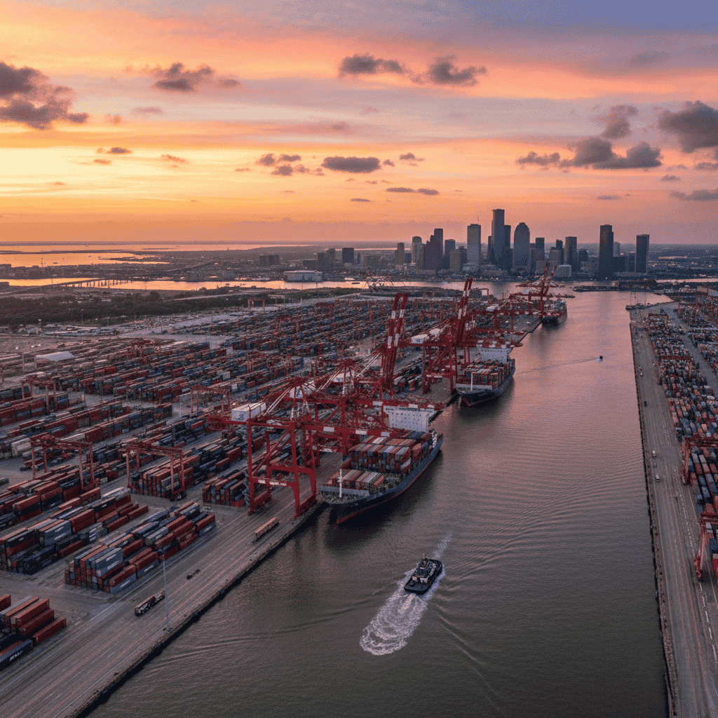Port of Houston NNN logistics trade investment property